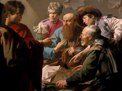 La vocación de San Mateo de Hendrick ter Brugghen